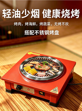 迪星多功能电陶炉光电灶钛晶面板防水调温做饭取暖烧烧烤煮茶家用