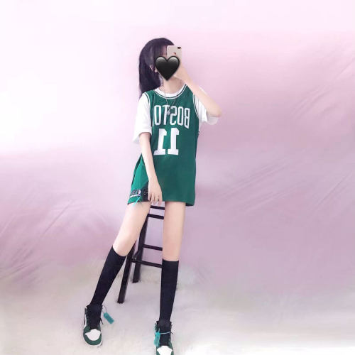 篮球服定制女夏季背心两件套bf风ins潮学生团购湖人灌篮高手球衣 - 图1