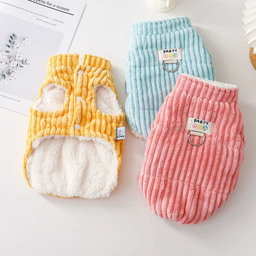 Осенние и зимние лампы, хлопковые домашние животные, чем медведь плюшевый снег Bomei, одежда для щенка кошачьей кошки