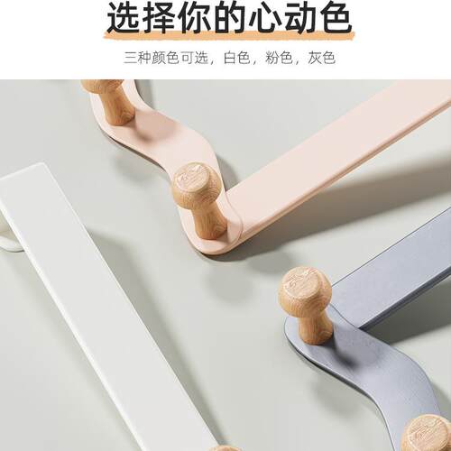 门后挂衣钩挂衣架卧室免打孔高门加长门口背式包包门上挂钩置物架 - 图1