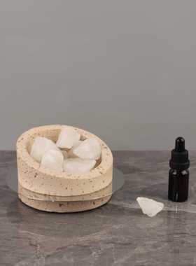 仿洞石树脂无火香薰晶石扩香器