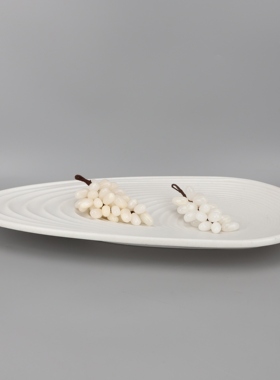 简约现代贝壳玉石样板间软装饰品