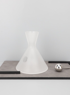 欧式创意玻璃磨砂冰山样板房