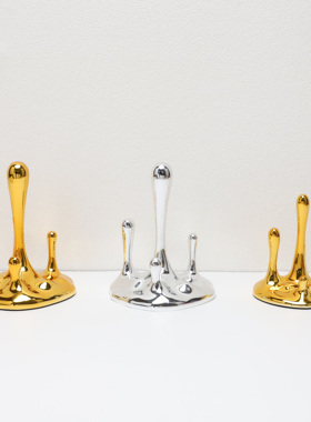 欧式创意树脂流体水滴摆件样板房