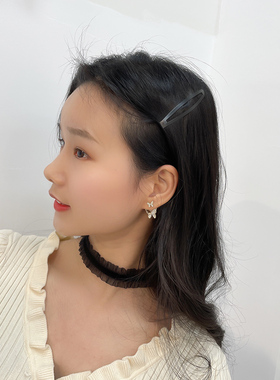 发夹子黑色碎发BB夹边夹简约