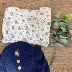 Mùa hè 2019 leokid cô gái gốc bong bóng đại dương Lantern tay áo cotton và vải lanh áo sơ mi hoa sơ mi - Áo sơ mi váy trẻ em hàn quốc Áo sơ mi