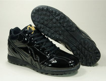 Full Black Rubber Crushed Nail Baseball Training Shoes Baseball Coaching Shoes