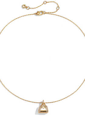 精致时尚手提包吊坠项链