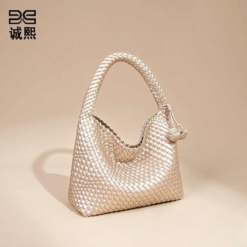 欧美新款手工编织包包个性手提子母包小众单肩腋下包休闲托特包女,淘宝优惠券,粉丝福利购,淘宝优惠卷