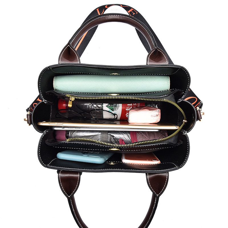 包包女2024冬季新款欧美时尚软皮女包大容量斜挎三口袋单肩妈妈包,淘宝优惠券,粉丝福利购,淘宝优惠卷