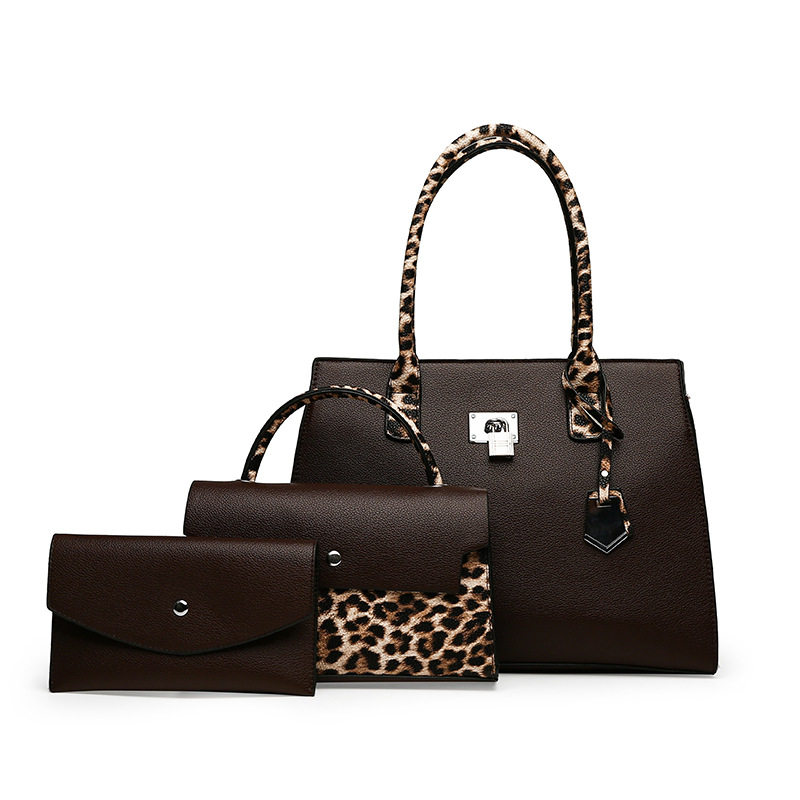 跨境三件套子母包女2023新款都市简约大容量女士手提斜挎单肩包,淘宝优惠券,粉丝福利购,淘宝优惠卷