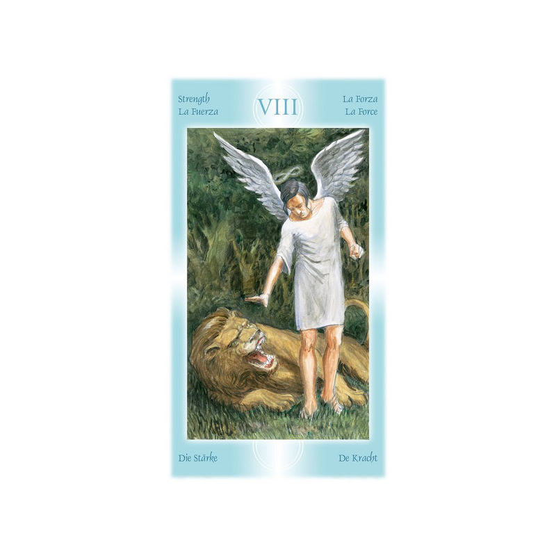 进口正版新天使塔罗牌 Tarot of the Angels意大利桌游卡牌 - 图1