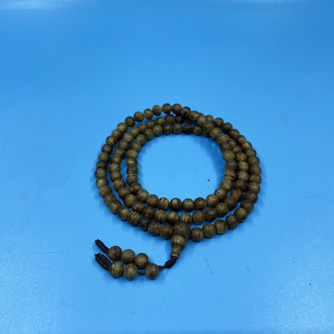 广东电白绿奇楠【9分沉】天然沉香佛珠6MM118颗棋楠男女沉香手串,淘宝优惠券,粉丝福利购,淘宝优惠卷