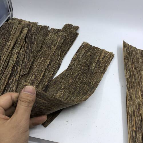 【6A级两面黑油越南芽庄沉香片】常安香艺收藏精品熏香切片插烟丝 - 图0
