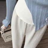 Шелковые тонкие весенние штаны для беременных, большой размер, осенние