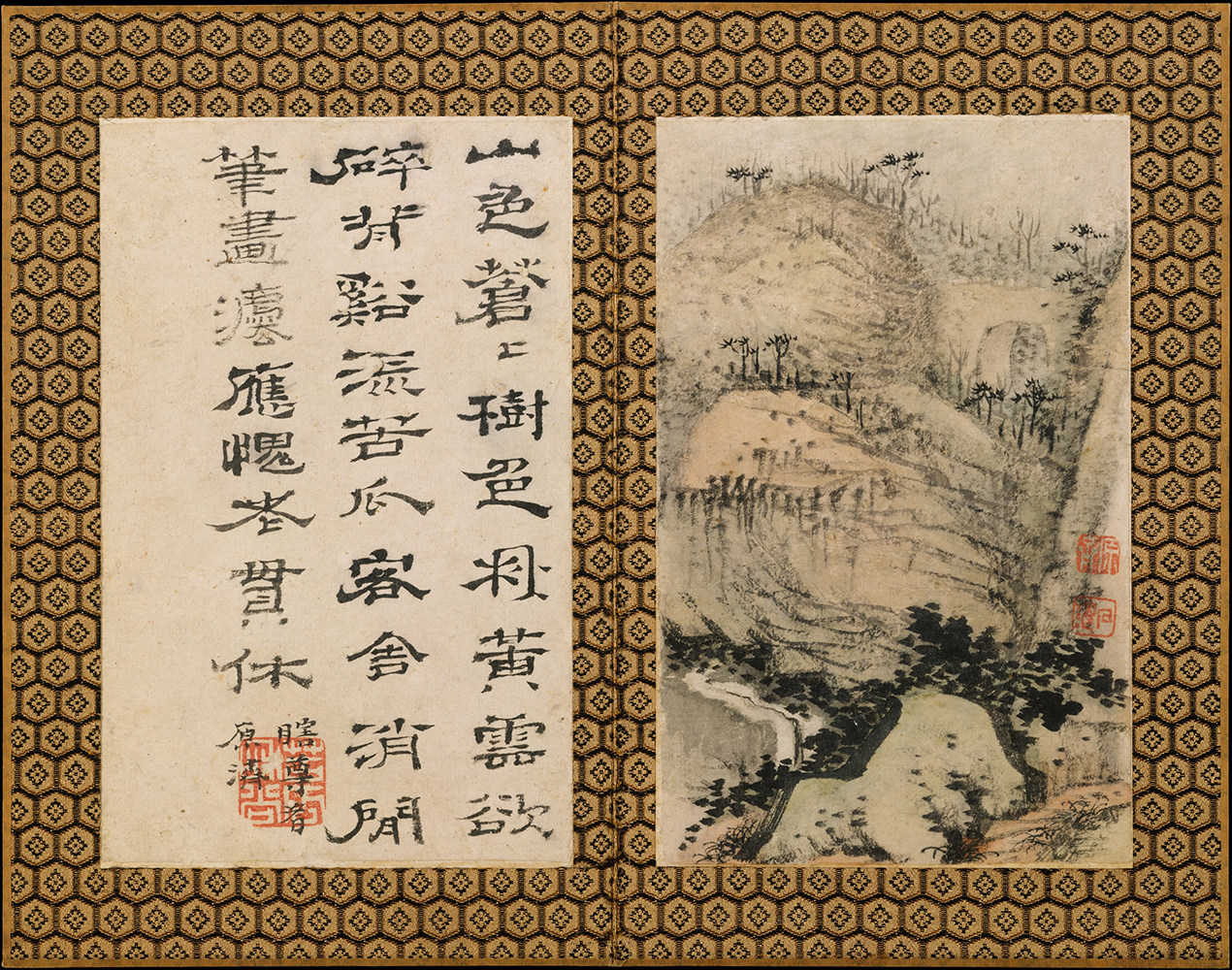 清石涛归棹册页12开纸本水墨书法国画美术参考高清电子版图片素材