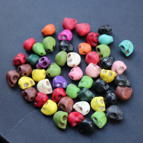 Аксессуар, бусины ручной работы, аксессуары, бирюзовый белый браслет из бисера, 10мм