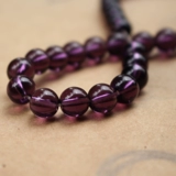 Сиреневые стеклянные бусины, украшение-шарик, аксессуар для волос, китайская шпилька, цепочка, ожерелье, браслет из бисера, DIY