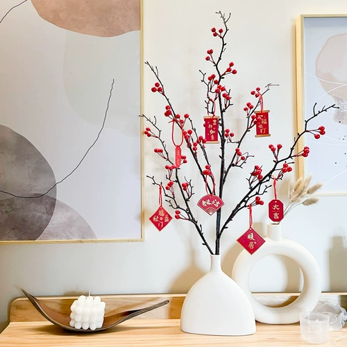 Взаимодействие, свадебная декоративная ваза, богатые фруктами, симуляционная цветочная гостиная, создала новое свадебное украшение, чтобы переехать в новый год на новый год