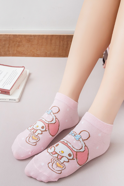 卡通浅口船袜可爱薄款透气直板短袜女日系少女春夏低帮袜子学生袜,淘宝优惠券,粉丝福利购,淘宝优惠卷