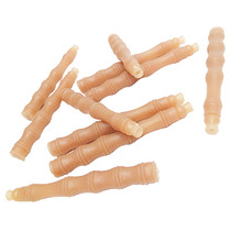 8 mm Holes Bull Gluten Handle Air Bamboo Shake Rod Non-slip Handle Cover High Elastic Handlebar Bodybuilding Flower Stick Beating rod sleeve handle