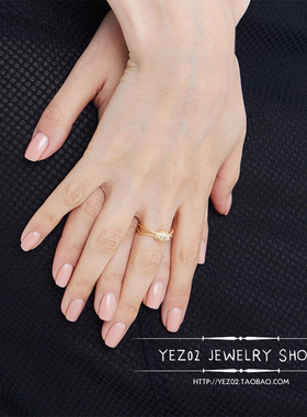 双环小众ins潮风百搭开口戒指