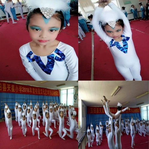 Современный детский белый аксессуар для волос, 11 года, цвет, для выступлений