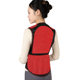 Tourmaline self-heating back vest and shoulder pads