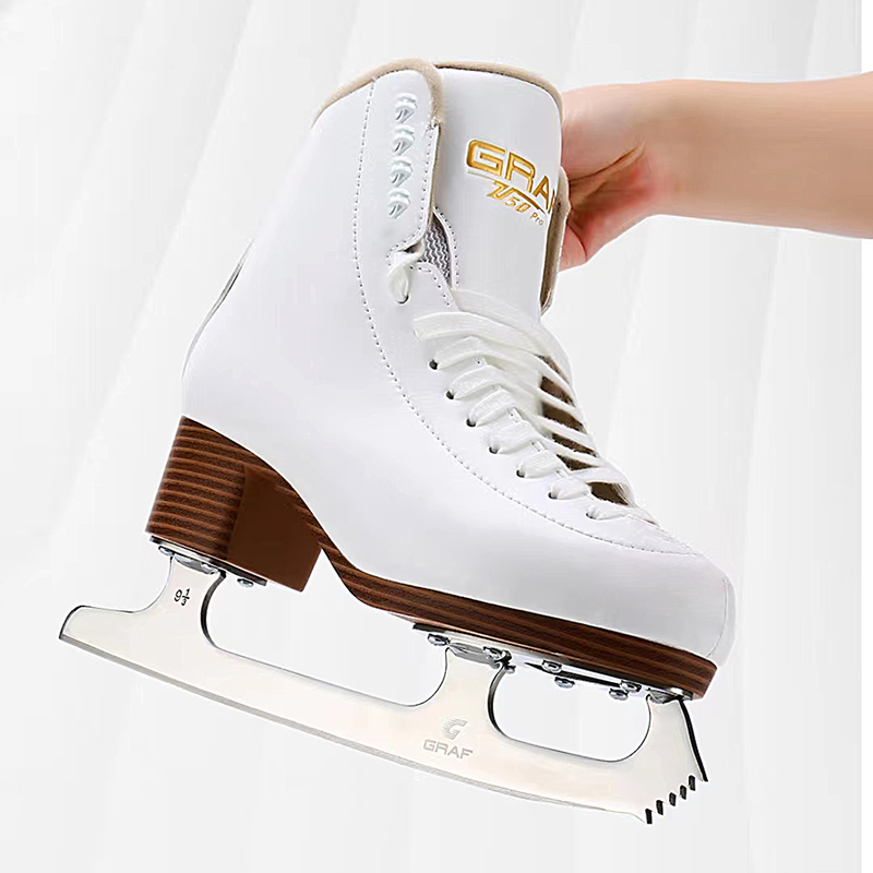 GRAF格拉芙花样冰刀鞋儿童初学者成人溜冰鞋滑冰鞋真花刀U50PRO - 图3