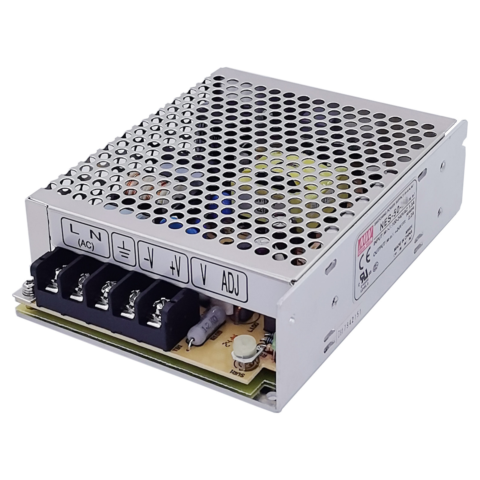 台湾明纬开关电源NES-50-24/5/12/48/15V 50W原装正品S经典款24V,淘宝优惠券,粉丝福利购,淘宝优惠卷