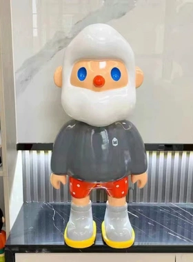 网红男友大号落地摆件潮玩客厅橱窗装饰大公仔存钱罐乔迁家居装饰