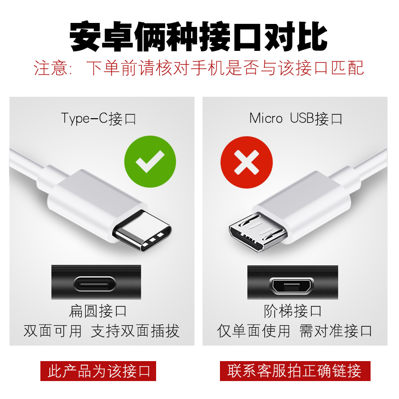 Type-C数据线快充3A适用于华为P9P10P20Pro荣耀20V9V10充电器8X线-图0