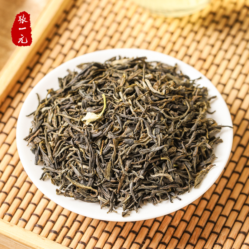 张一元茶叶特级浓香茉莉花茶香雪150g（50g*3袋）古朴包装茉莉花-图0