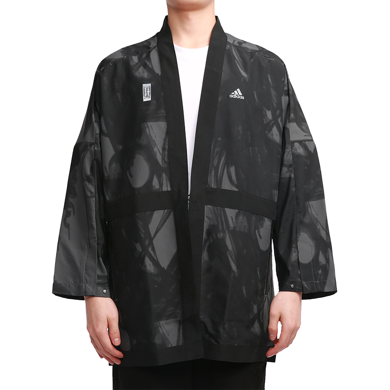 Adidas/阿迪达斯正品 Wuji Windbreaker 男子夹克外套 GP0874 - 图3