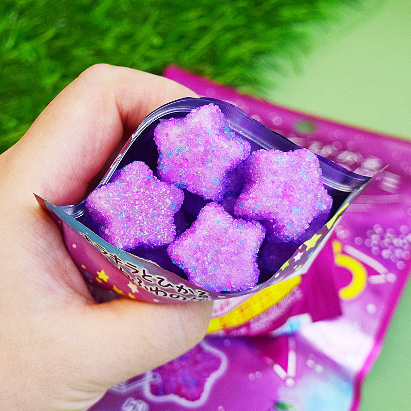 日本进口零食Nobel诺贝尔星星糖葡萄味果汁软糖棉花糖爆酸甜糖果,淘宝优惠券,粉丝福利购,淘宝优惠卷