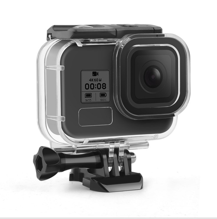 Gopro hero8防水壳 gopro8运动相机防水壳 原装透明壳潜水保护壳 - 图1