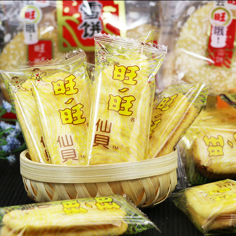 旺旺雪饼84g旺旺仙贝米饼52g休闲膨化大米饼干办公室儿童零食品-图2