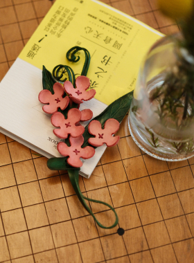 葱木花朵挂件手工编织挂件包挂