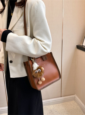 包包女大容量潮韩版时尚单百搭斜挎包流行爆款小方包材料包手工包