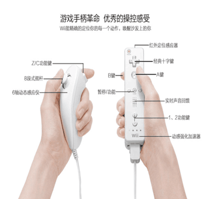 任天堂二手wii体感游戏机电视家用will运动健身双人互动游戏主机