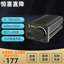 TPA3255 2x300W蓝牙功放机BT5 0模块2 0立体声大功率BRU5 DSP调音