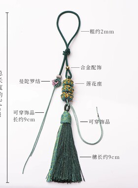 阿惠棉线精致高档diy饰品挂件