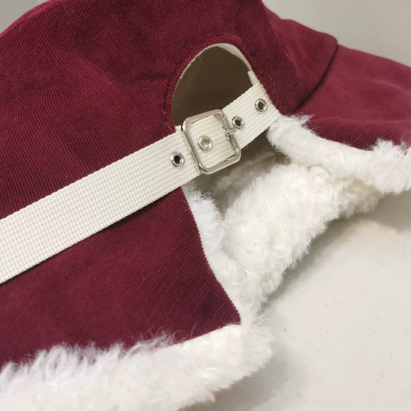 日系秋冬季麂皮绒渔夫帽韩版百搭保暖帽子羊羔毛绒遮脸加厚盆帽女,淘宝优惠券,粉丝福利购,淘宝优惠卷