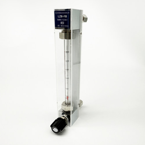 玻璃转子流量计 3mm气体液体水流量计 实验室用 LZB-3WB/3WBF/4WB - 图2