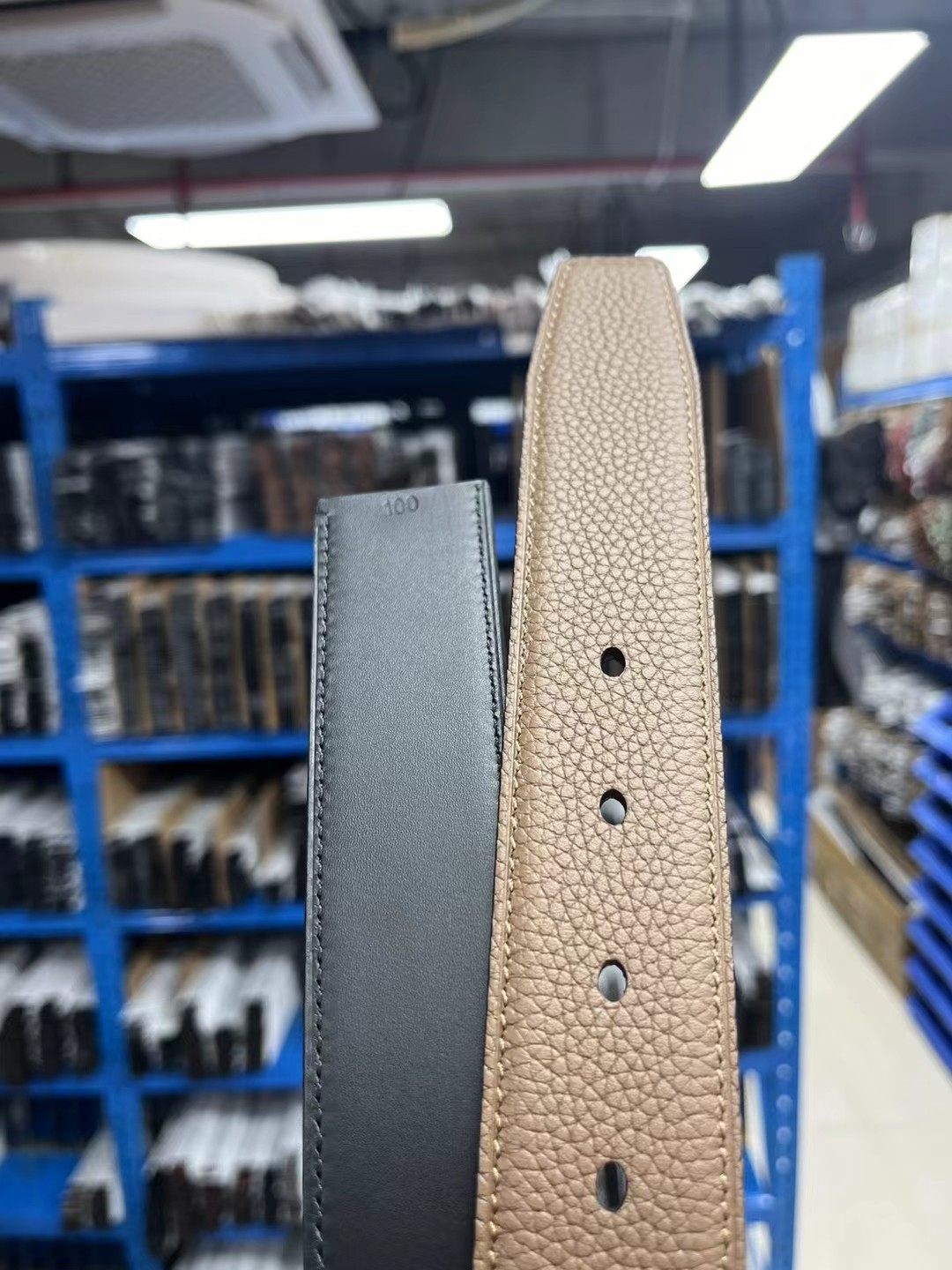 菲拉替换带身35mm皮带头层牛皮荔枝纹休闲无头打孔腰带条换双面用,淘宝优惠券,粉丝福利购,淘宝优惠卷