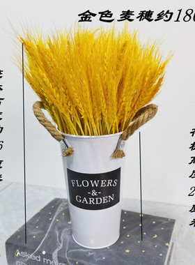 麦穗花桶组合摆件装饰桌面客厅