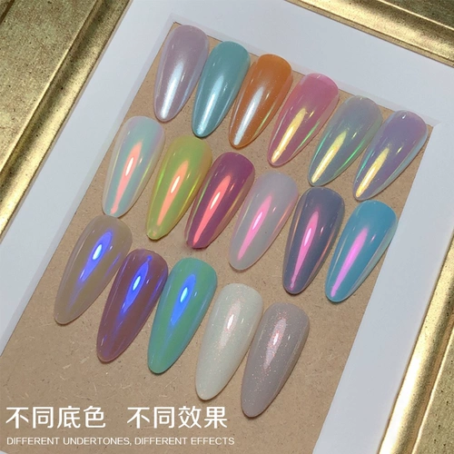 Порошковая втирка, лак для ногтей для маникюра, популярно в интернете, 2020 года, новая коллекция