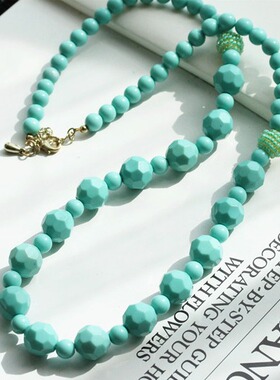 老珠欧美复古树脂中性