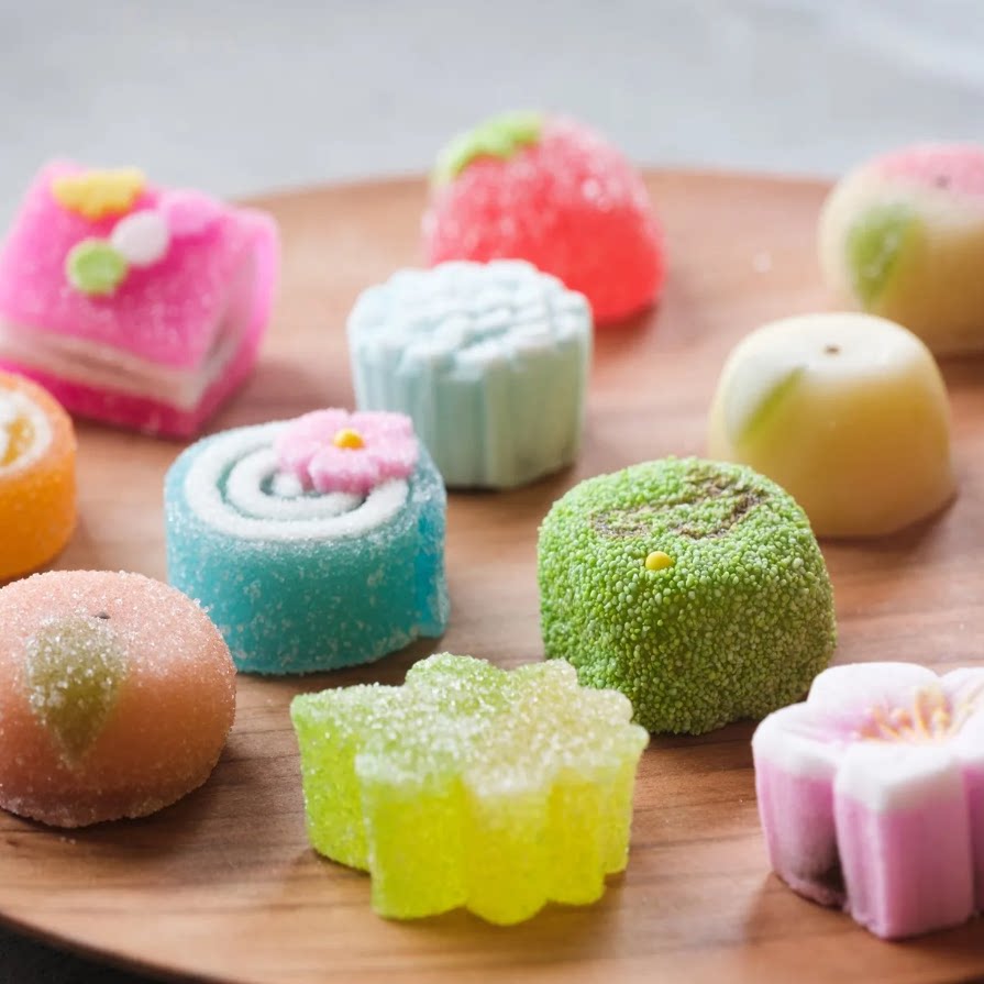 日本京都制果可爱棉花糖琥珀糖日式点心零食糕点,淘宝优惠券,粉丝福利购,淘宝优惠卷