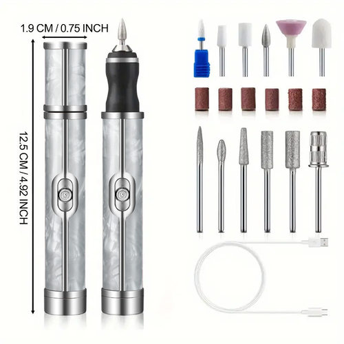 电动美甲卸甲器充电式可移动甲片打磨机小白方便卸甲工具送打磨头 - 图2